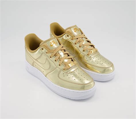 nike air force damen goldkette|nike air force 1 low metallic.